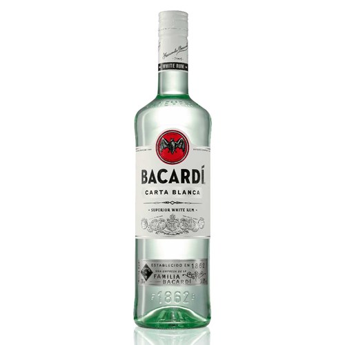 Bacardi Carta Blanca Rum 70cl - The Ultimate White Rum for Cocktails - Top Choice